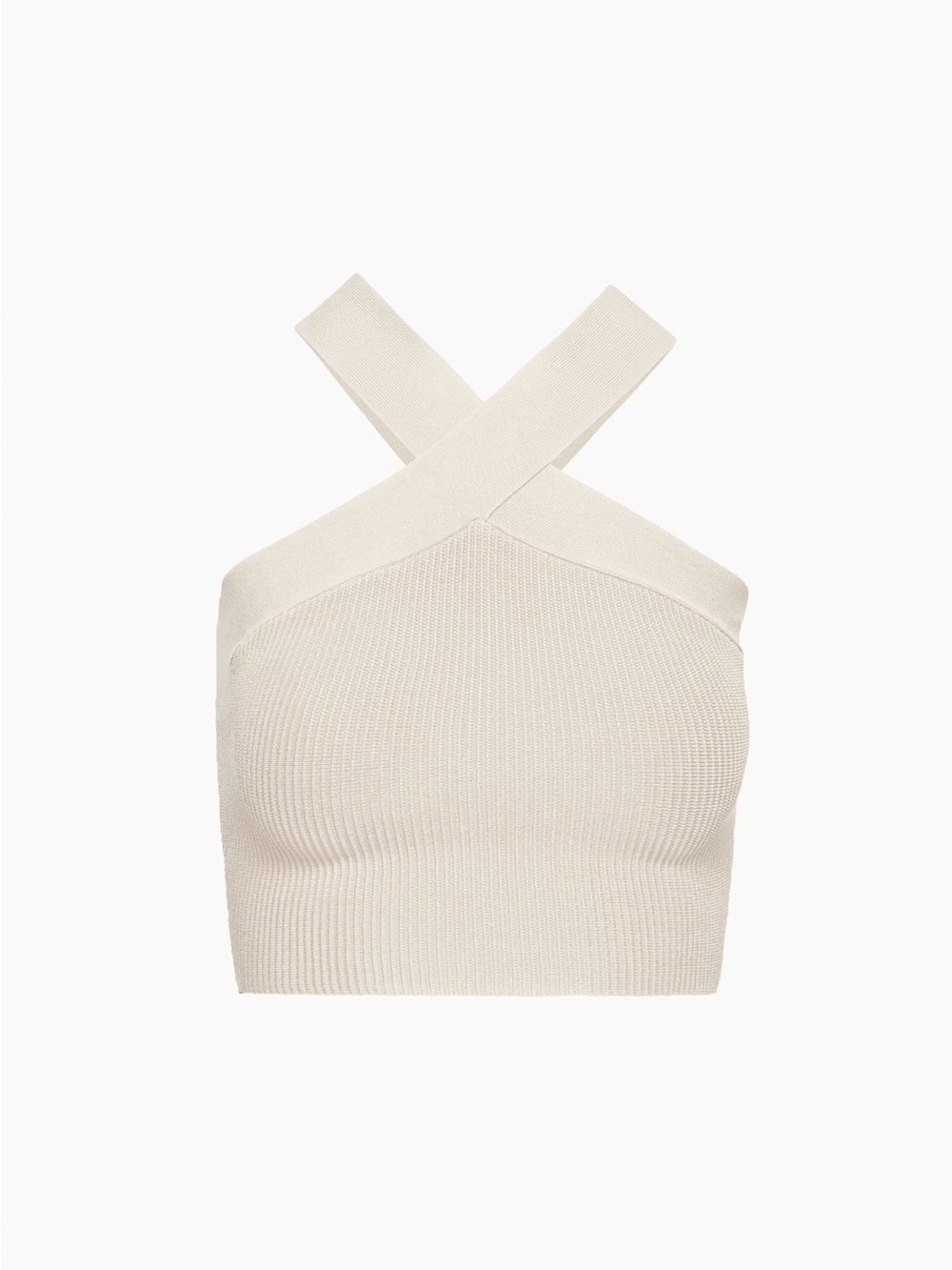 Babaton Sculpt Knit Criss Cross Cropped Tank